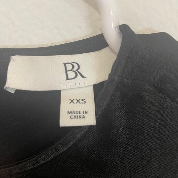 Banana Republic Black Satin Dress – XXS – New Without Tags - Picture 3 of 8